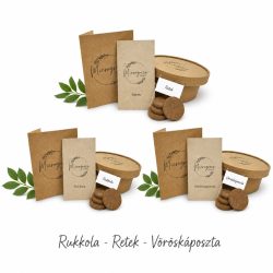   "Saláta"  Mikrozöld és csíra csomag       ( Rukkola, Káposzta,Retek)